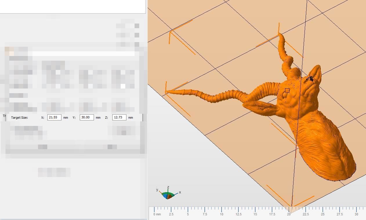 Blackbuck antelope bust 3D print model_28