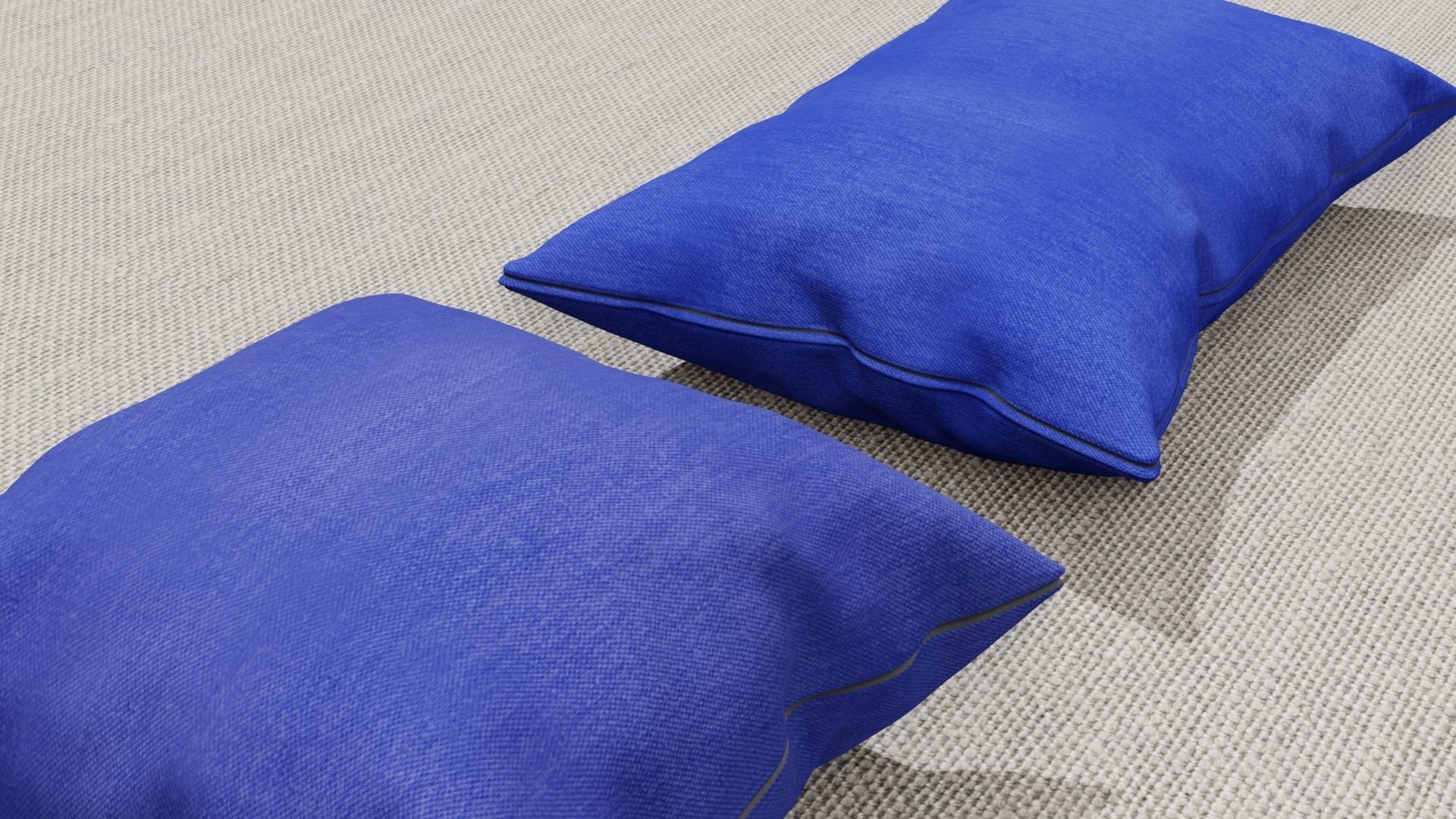 Pillow 3D models Low-poly 3D model_8