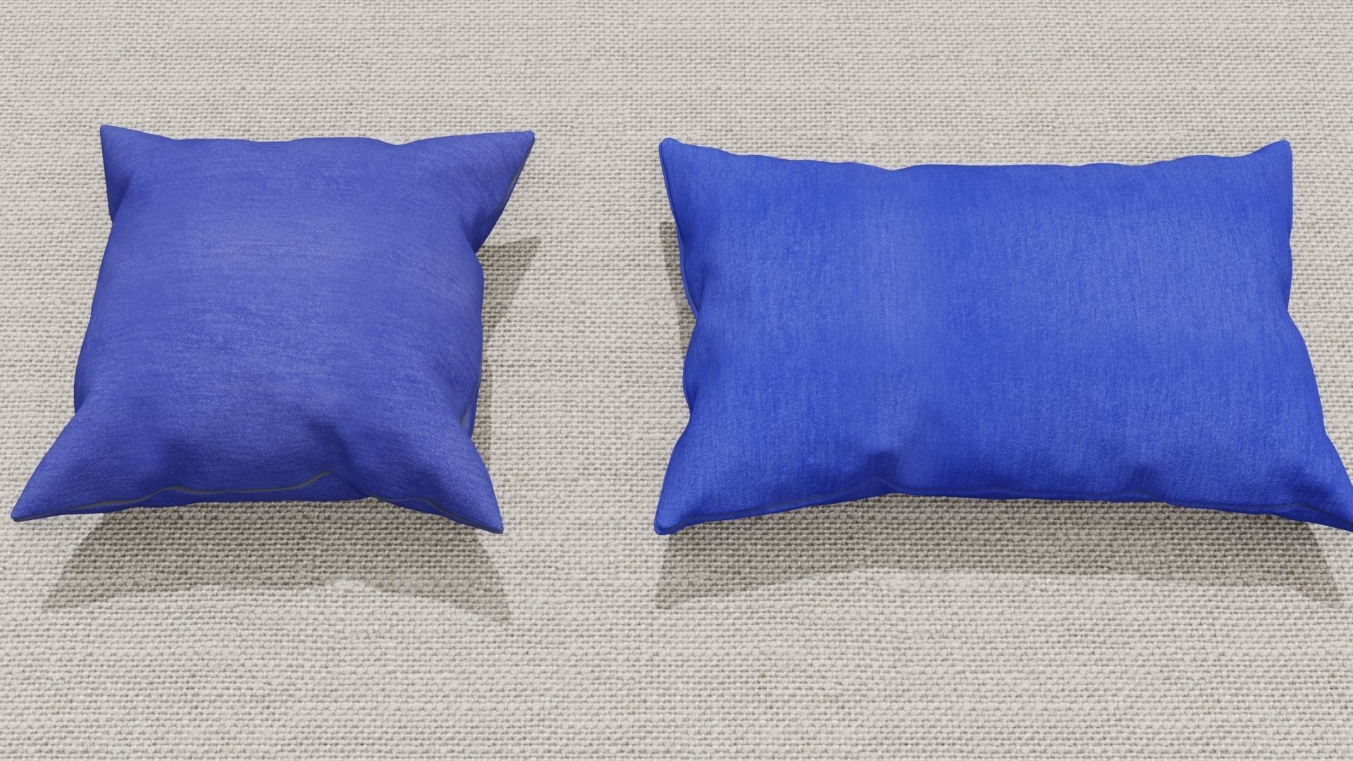 Pillow 3D models Low-poly 3D model_6
