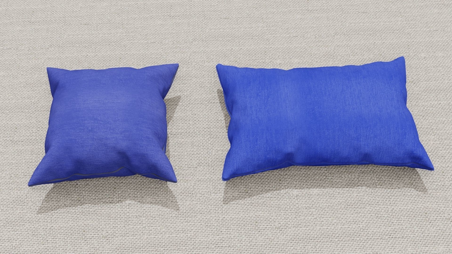 Pillow 3D models Low-poly 3D model_2