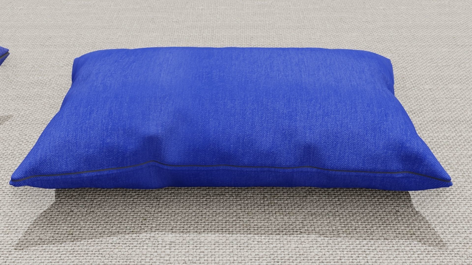 Pillow 3D models Low-poly 3D model_4