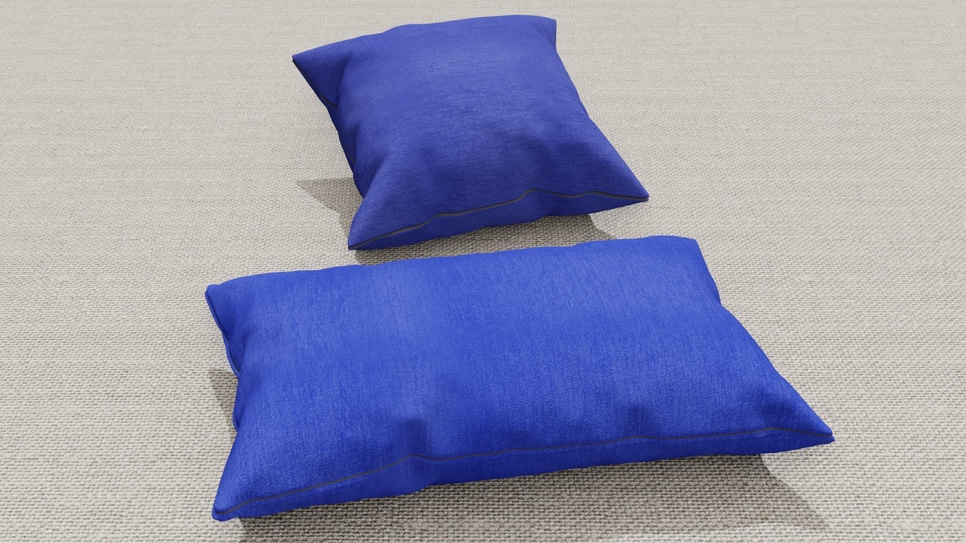 Pillow 3D models Low-poly 3D model_13