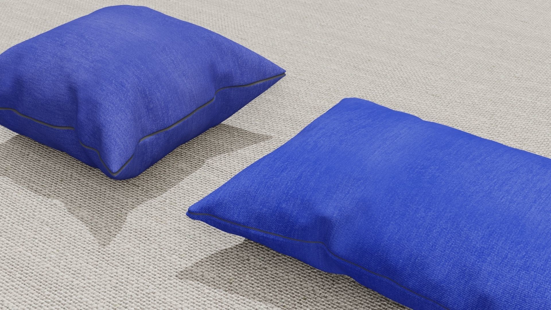 Pillow 3D models Low-poly 3D model_7