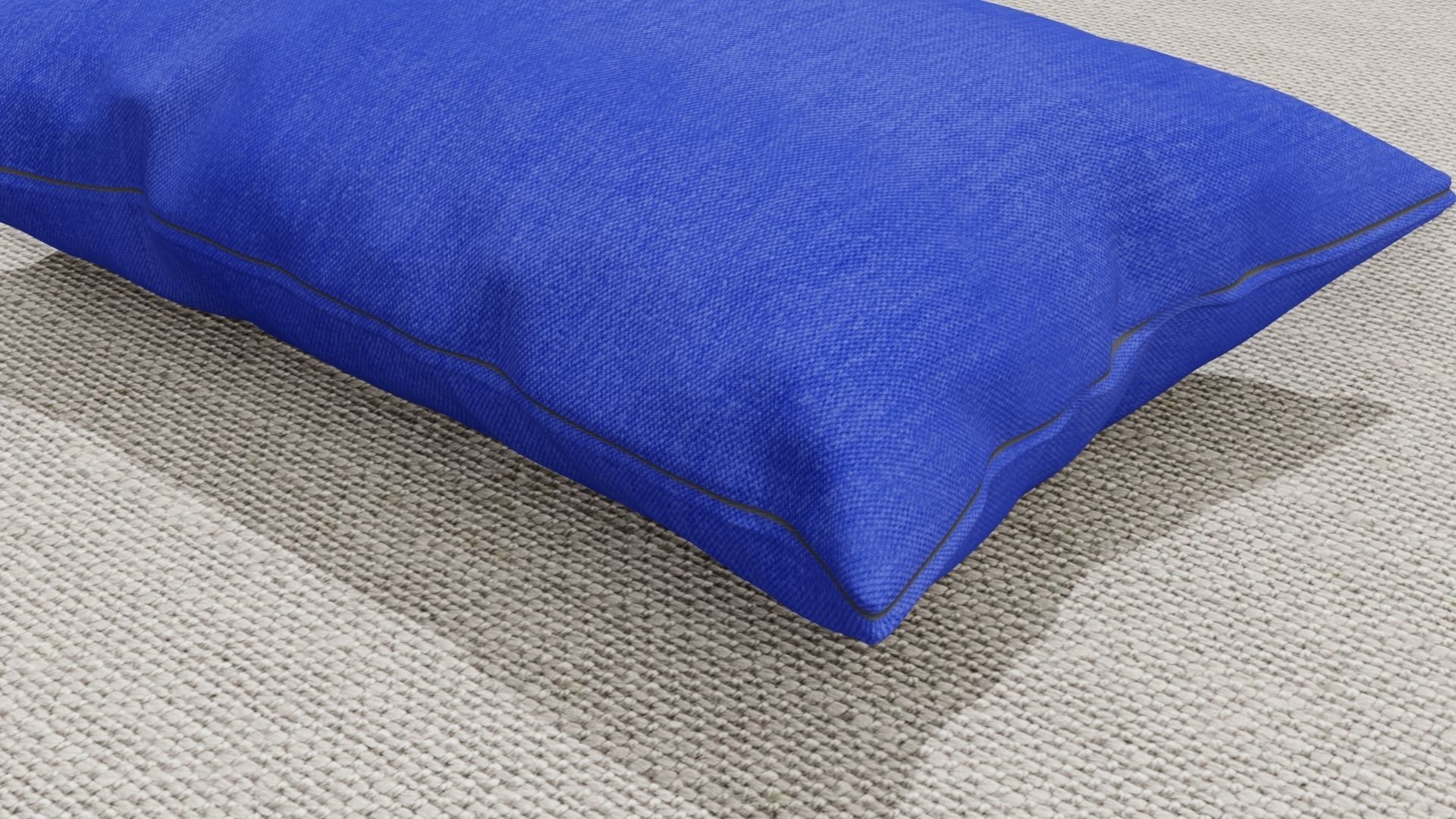 Pillow 3D models Low-poly 3D model_9