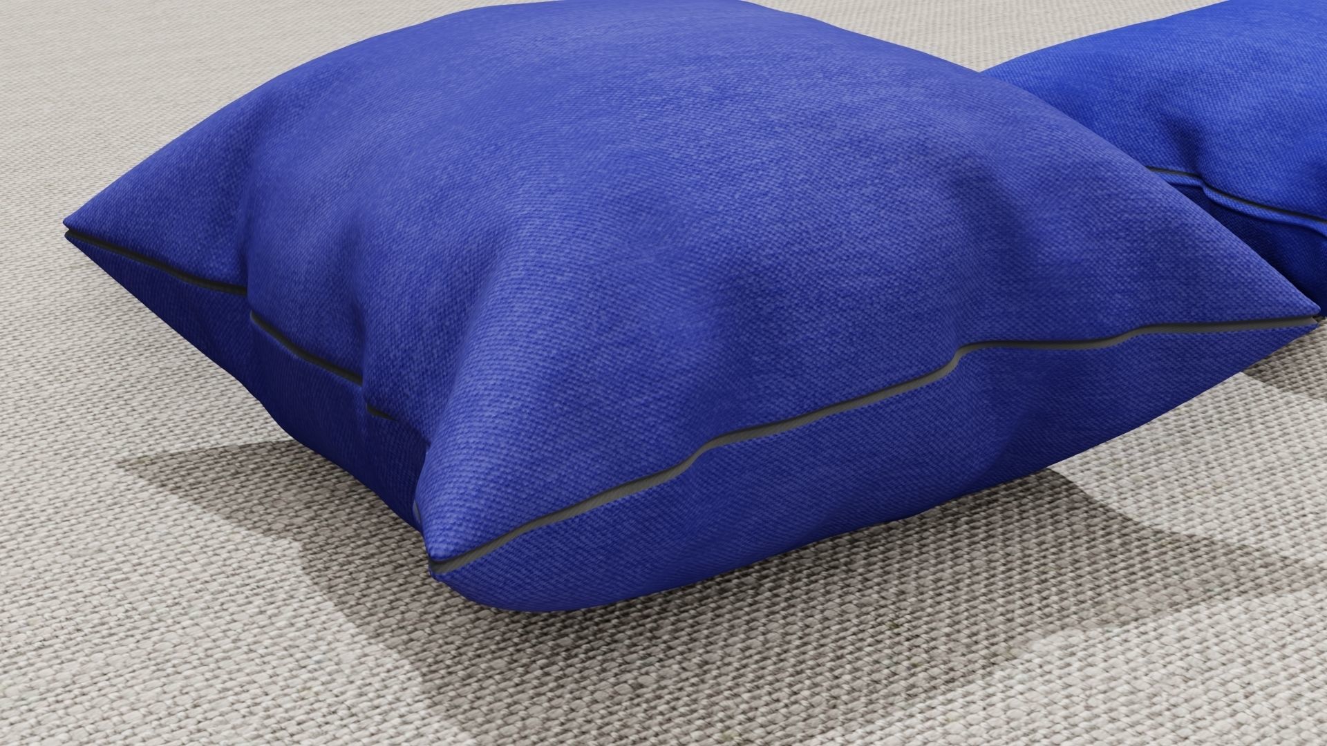 Pillow 3D models Low-poly 3D model_10