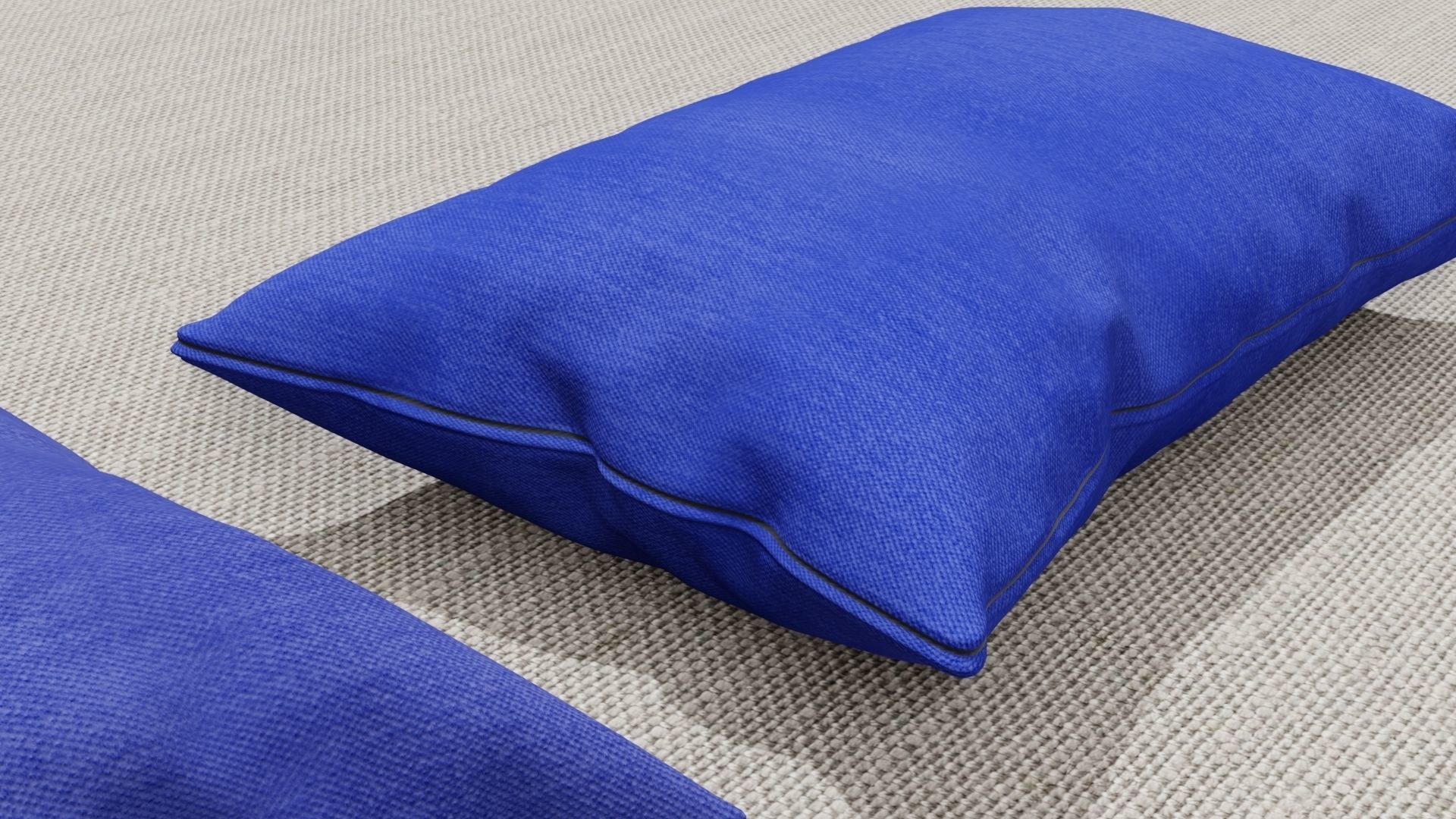 Pillow 3D models Low-poly 3D model_11