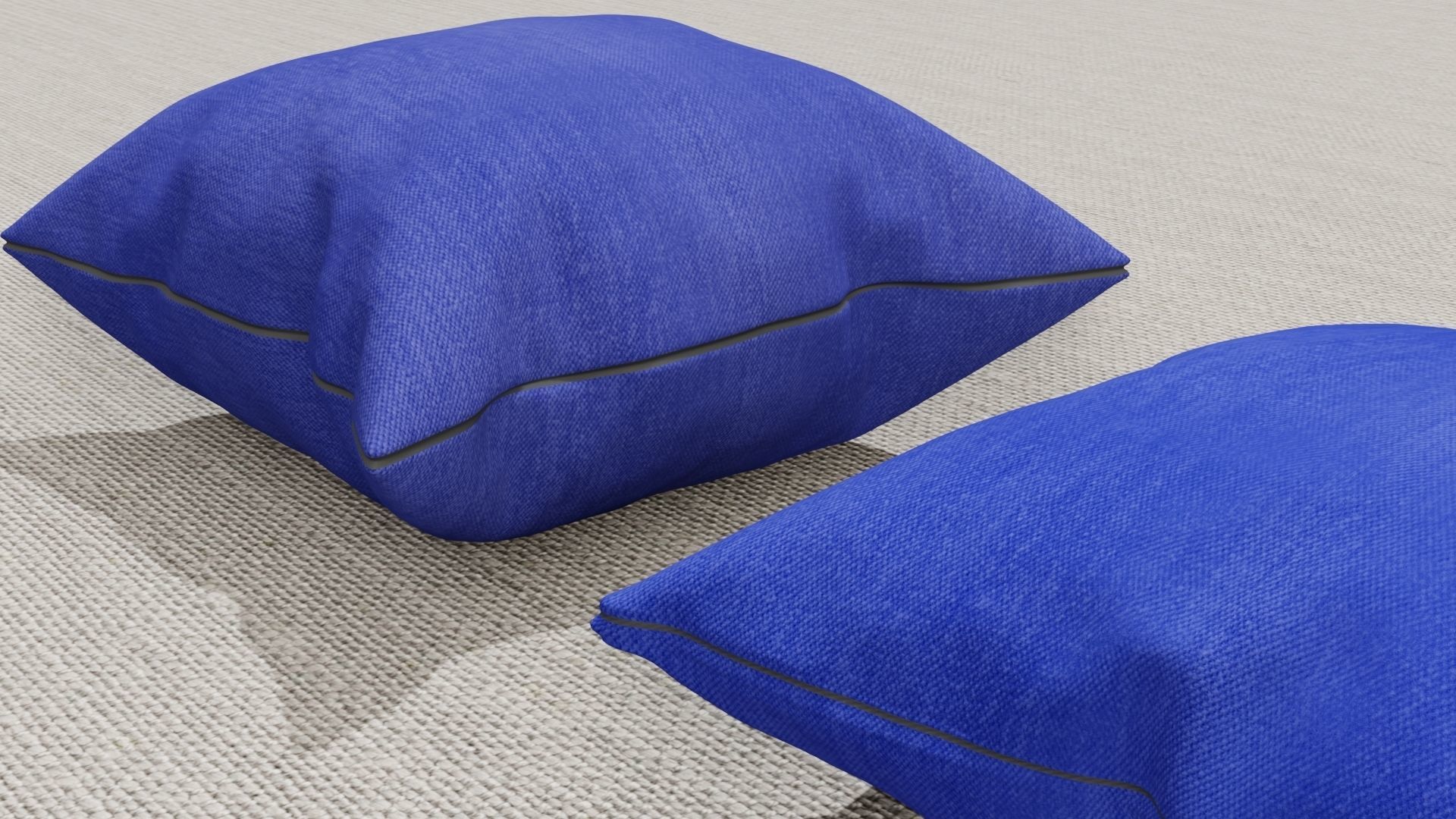 Pillow 3D models Low-poly 3D model_12