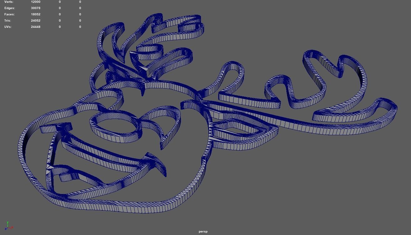 Reindeer Wall Silhouette 01 3D print model_10