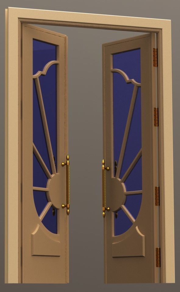 4 DOORS 3D model_1
