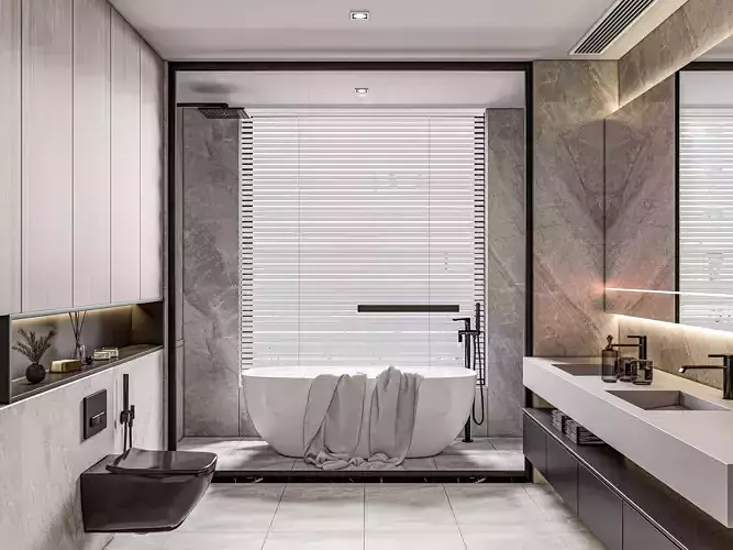Bathroom 4 3D model