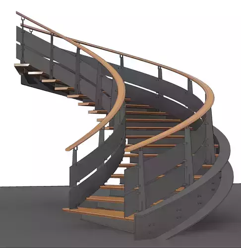 Mixed Structure Stairs