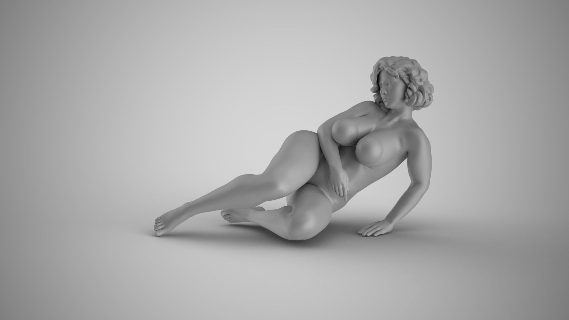 Swinging Girl 3 3D print model_2