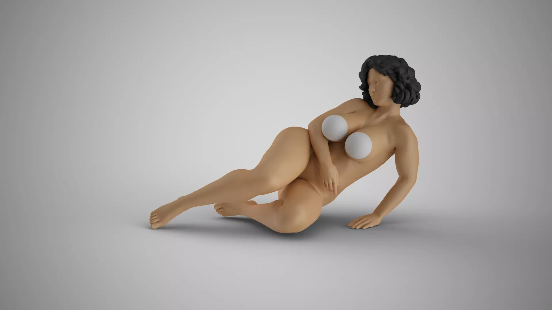 Swinging Girl 3 3D print model_0