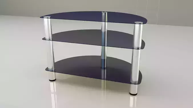 TVstand METALDESIGN MD 401 SLIM  size 750x515x450 3D model