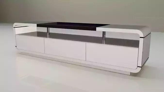 TVstand Paoli Collezione Corso 2000 HighPoly  2000x450x450 3D model