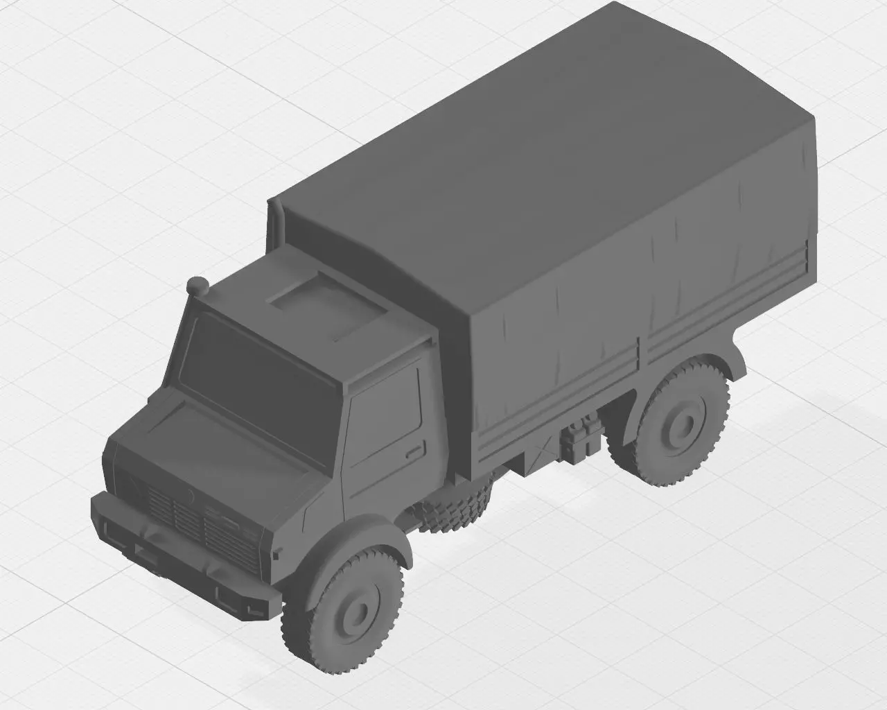 Mercedes-Benz Unimog 3D print model_0