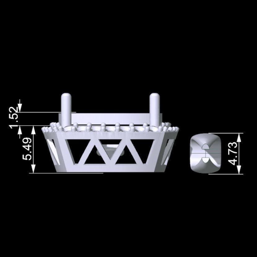 Cushion Pendant 3D print model_4