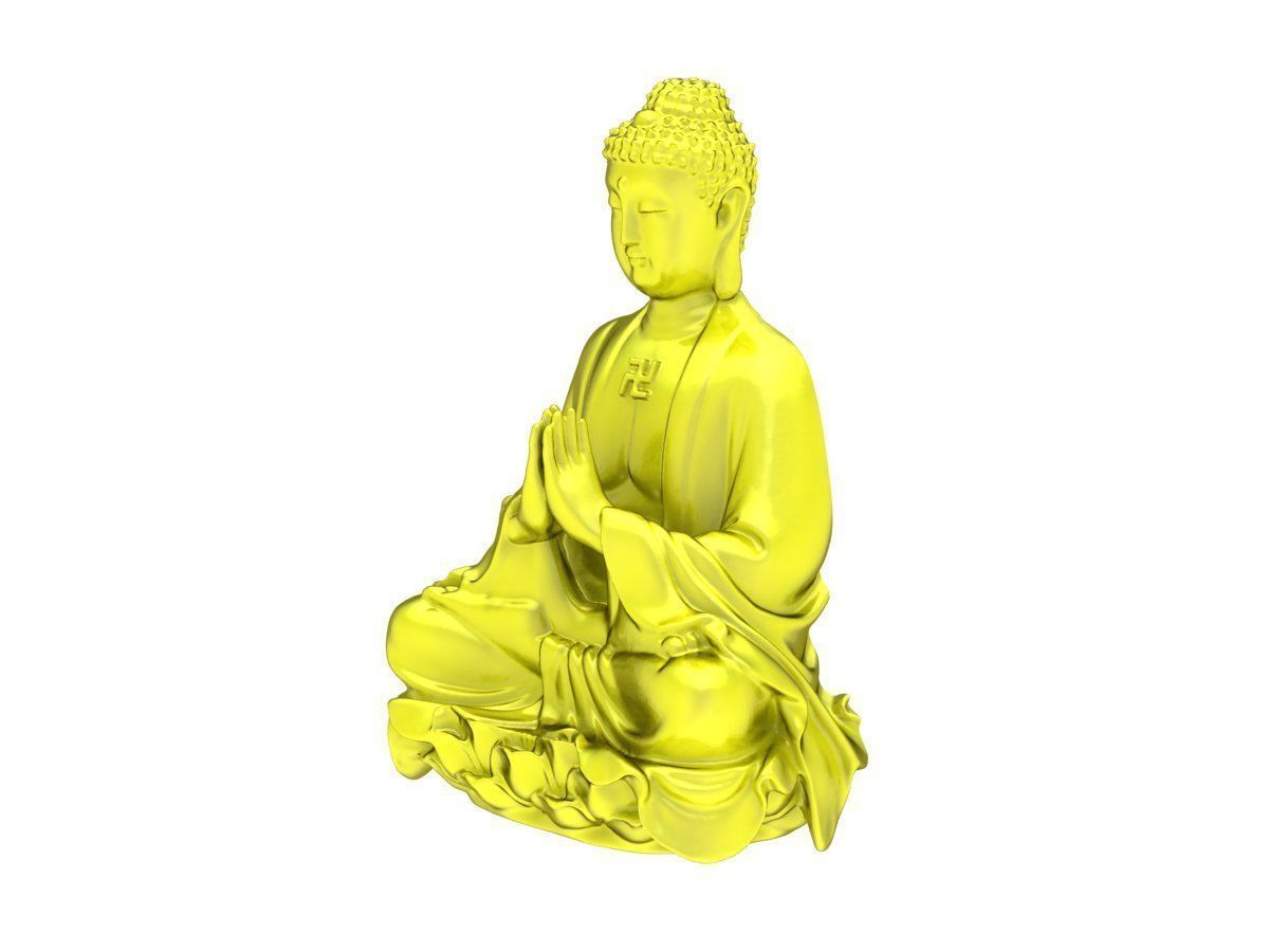 6012 buddha hollow for pendant 3D print model_1