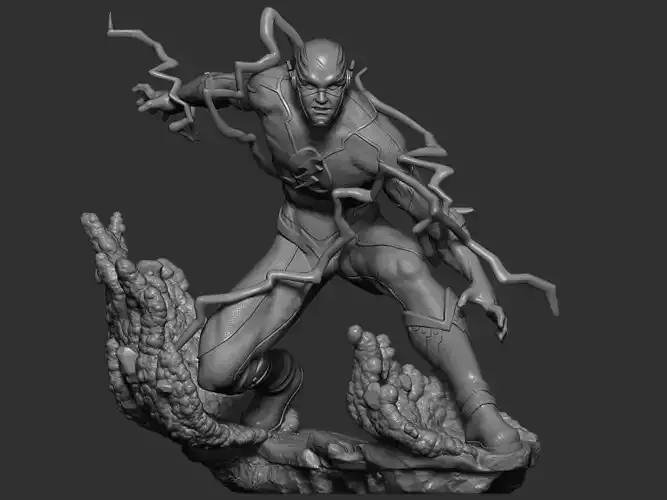 FANART THE FLASH 3D print model