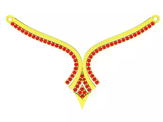 6043 luxury diamond necklace 