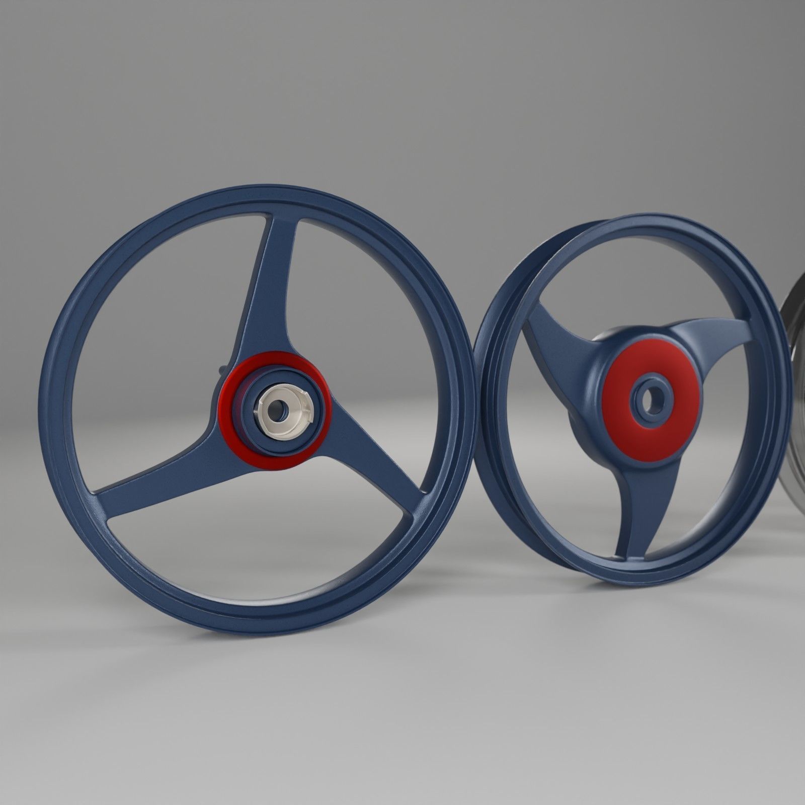 Motorcycle Mags Set Free 3D model_3