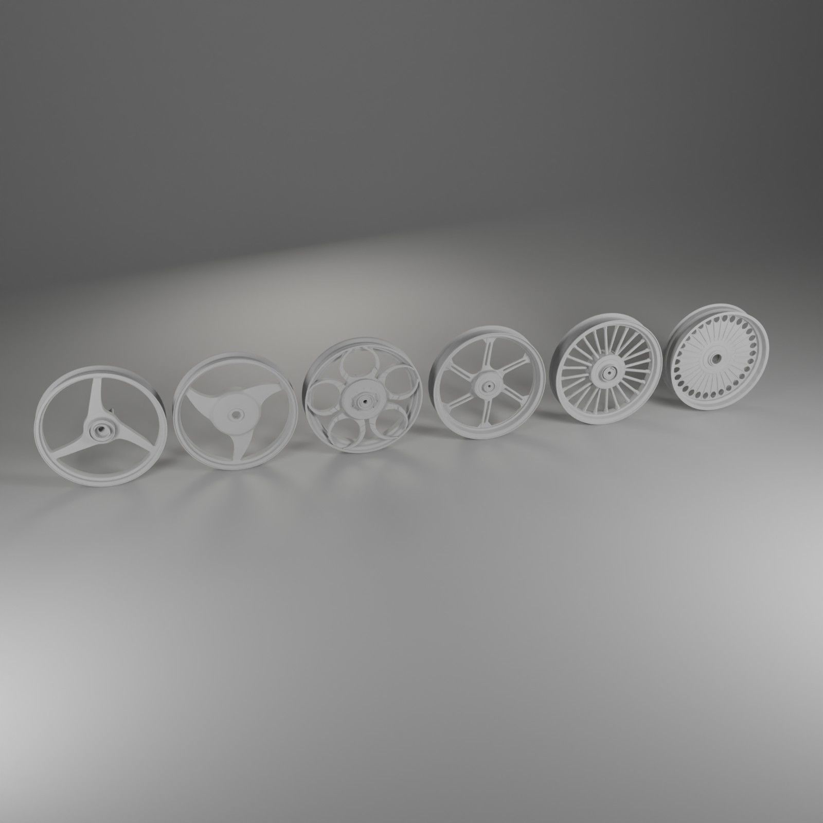 Motorcycle Mags Set Free 3D model_7