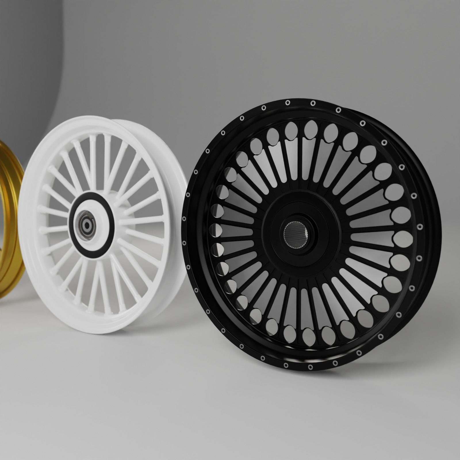 Motorcycle Mags Set Free 3D model_5