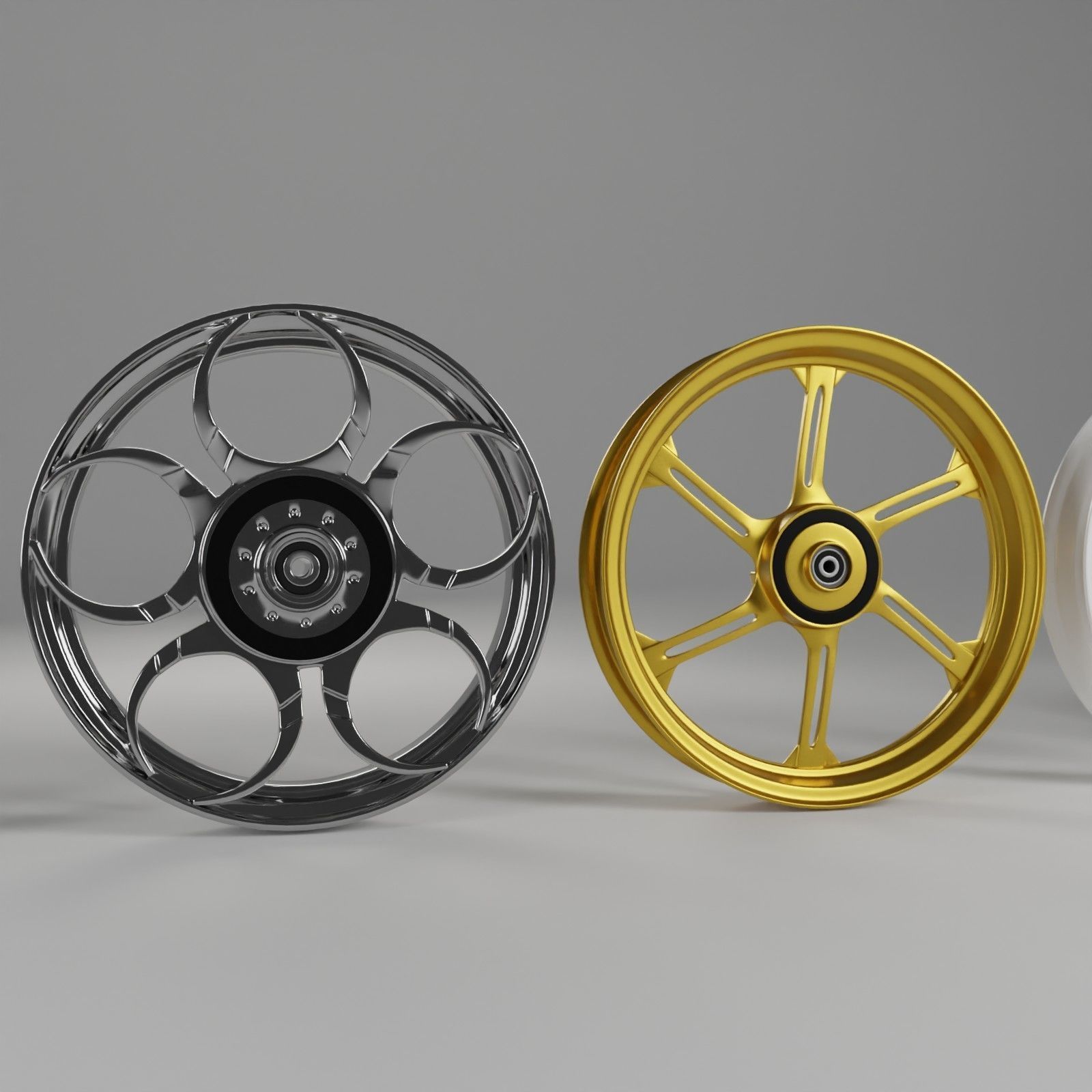 Motorcycle Mags Set Free 3D model_4
