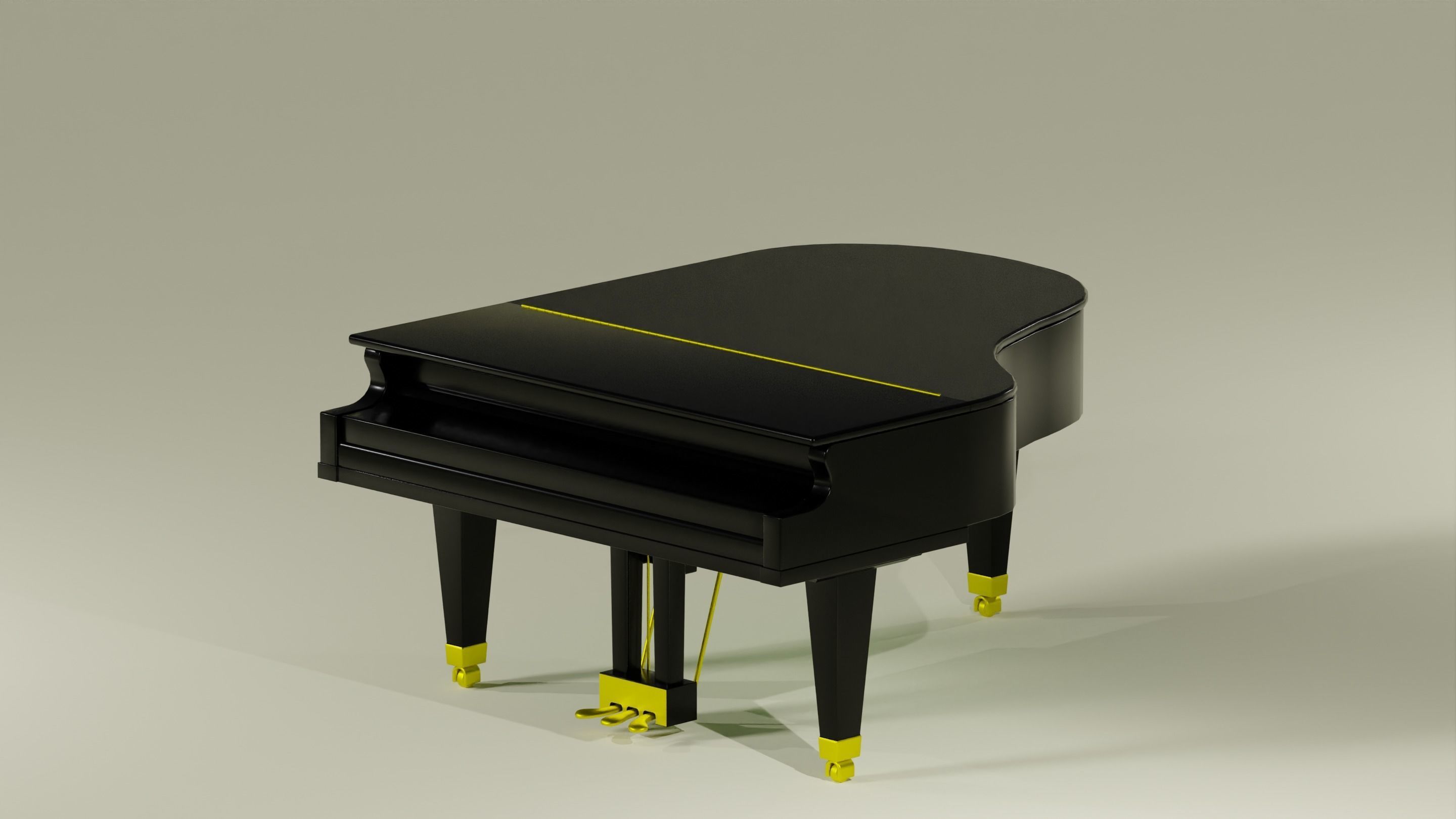 Grand Piano 3D model_30