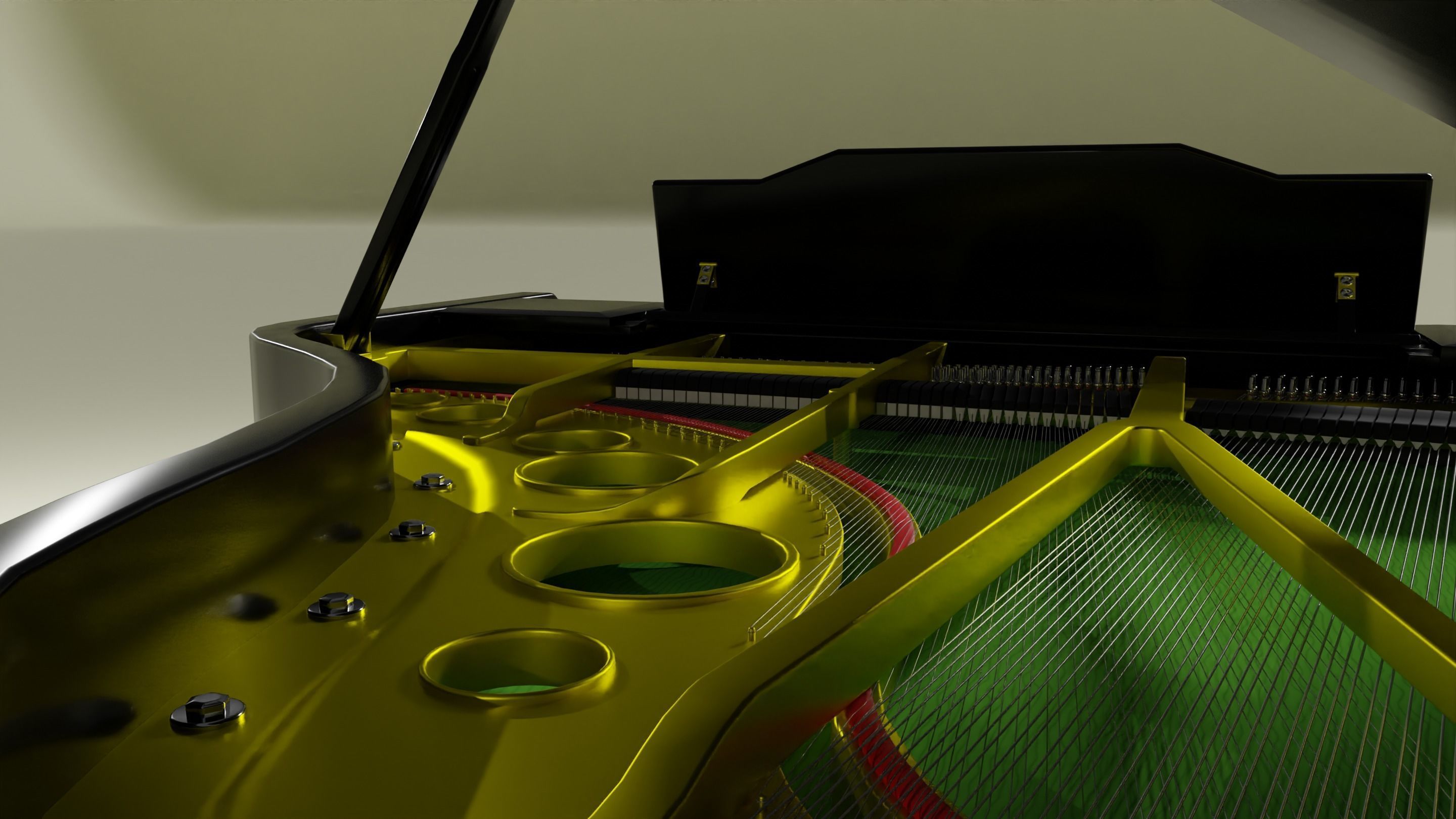 Grand Piano 3D model_13