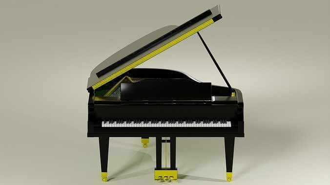 Grand Piano 3D model
