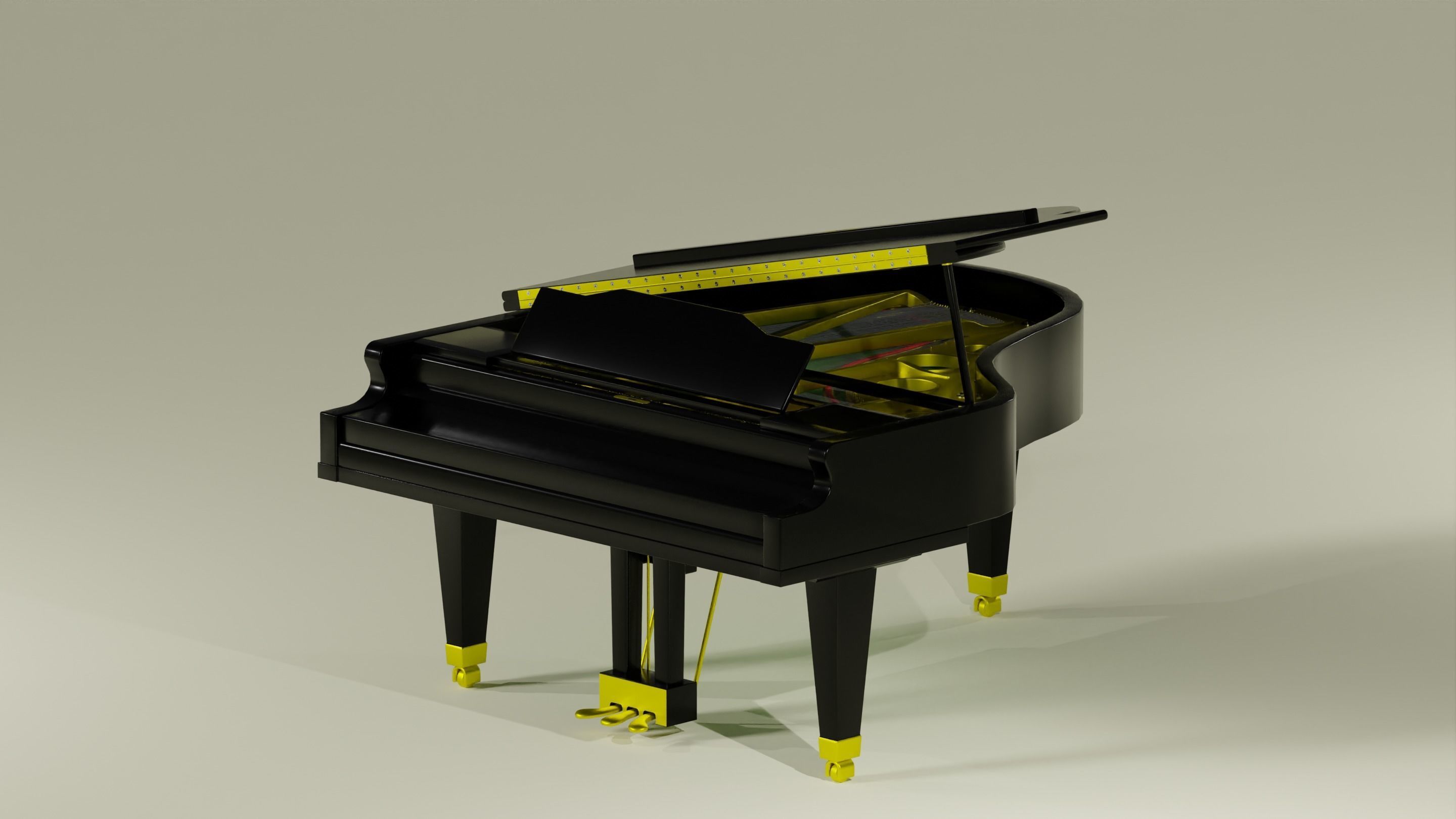Grand Piano 3D model_23