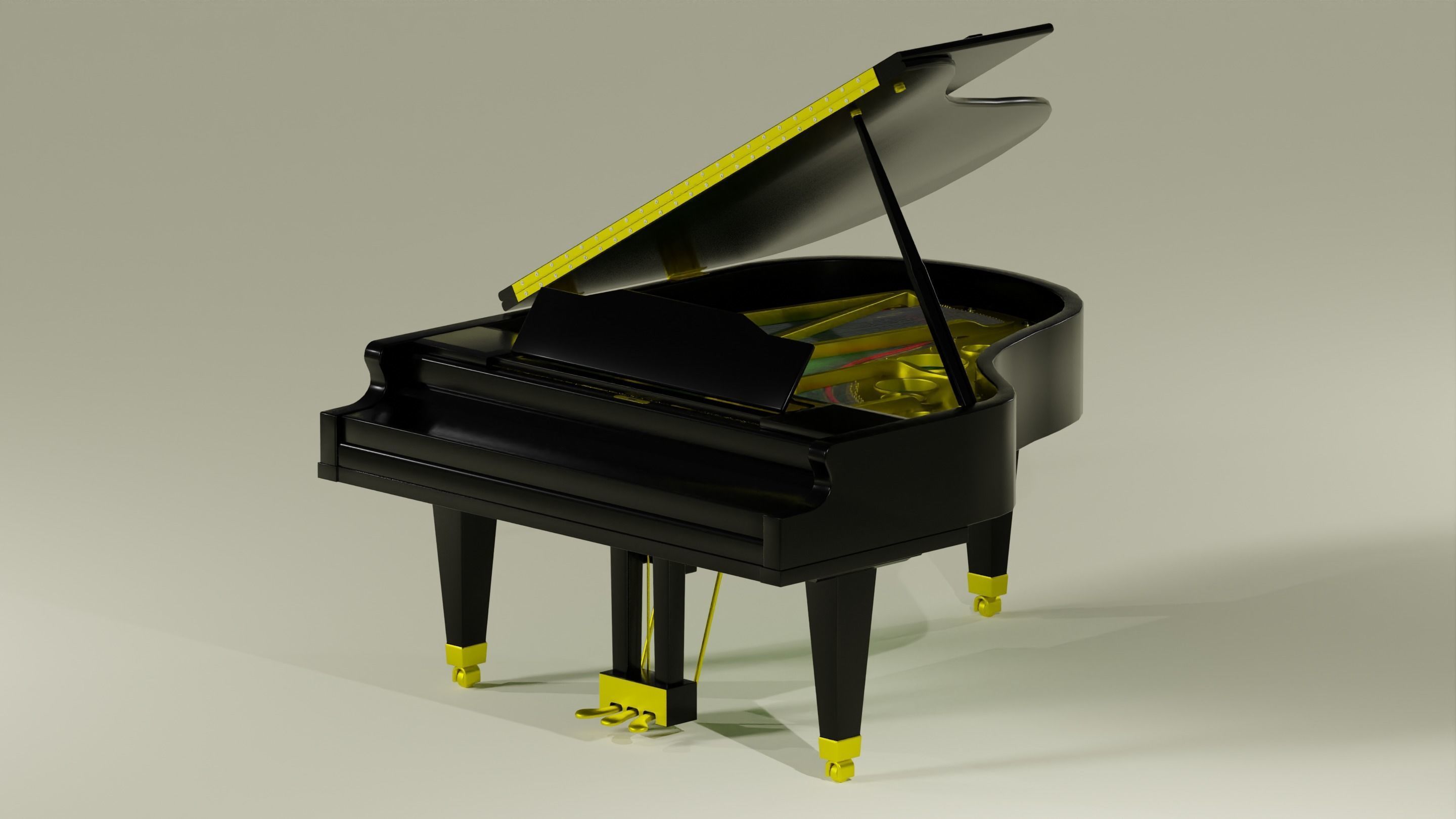 Grand Piano 3D model_19