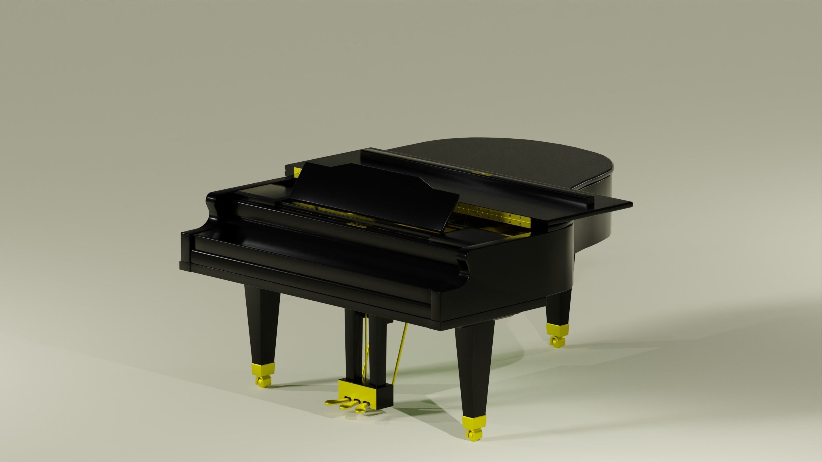 Grand Piano 3D model_27