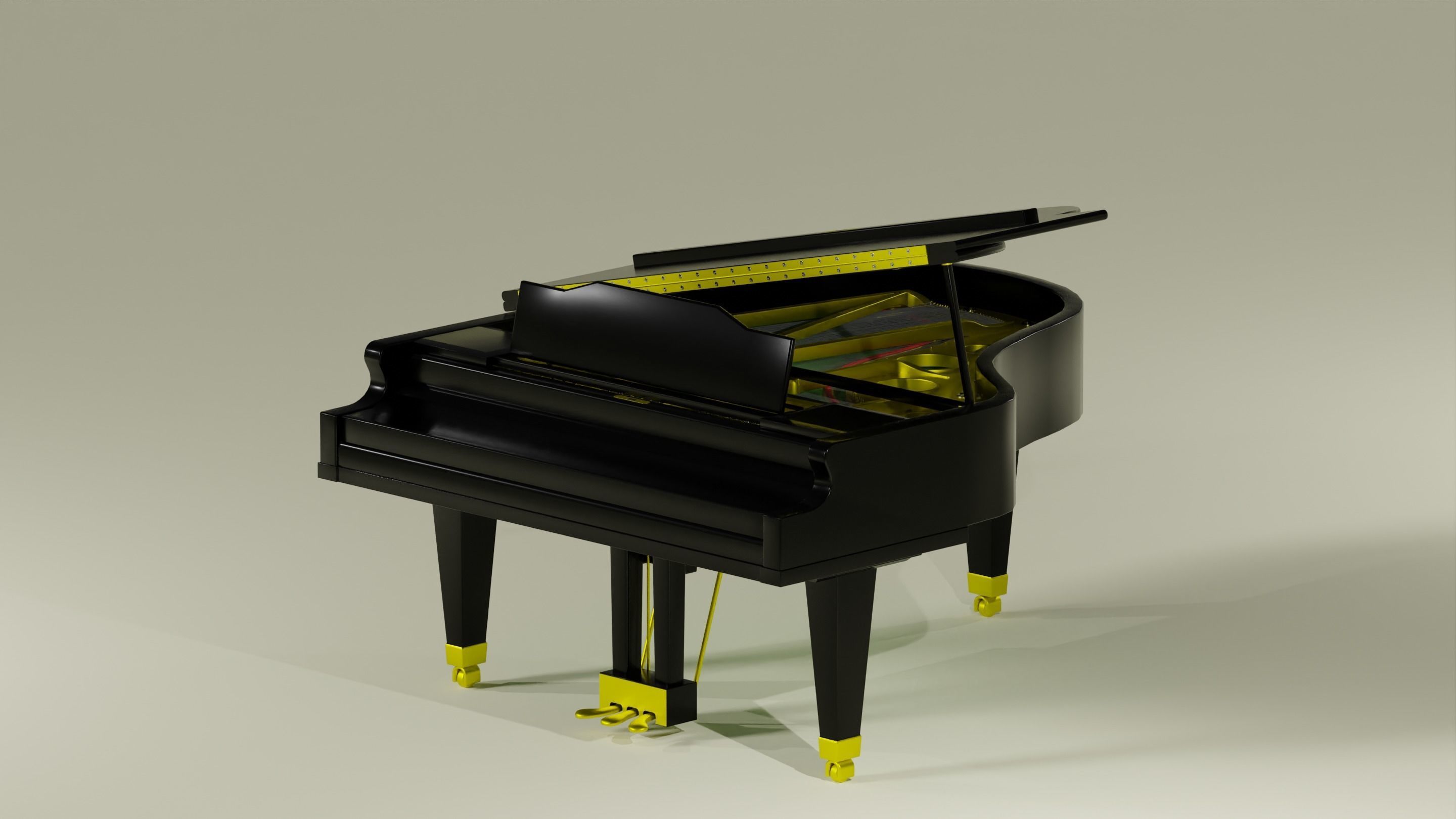 Grand Piano 3D model_22