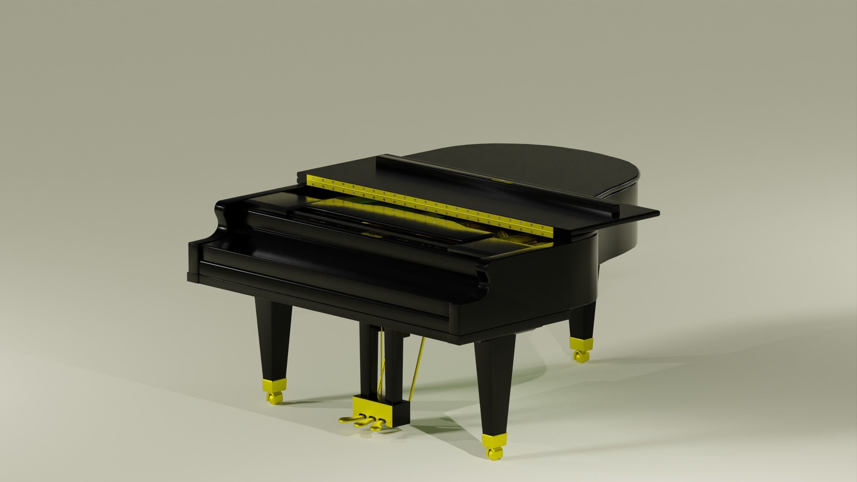 Grand Piano 3D model_28