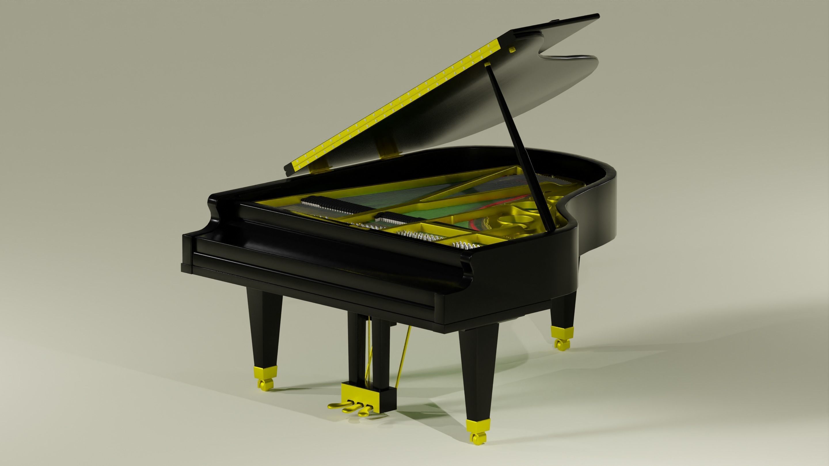 Grand Piano 3D model_21