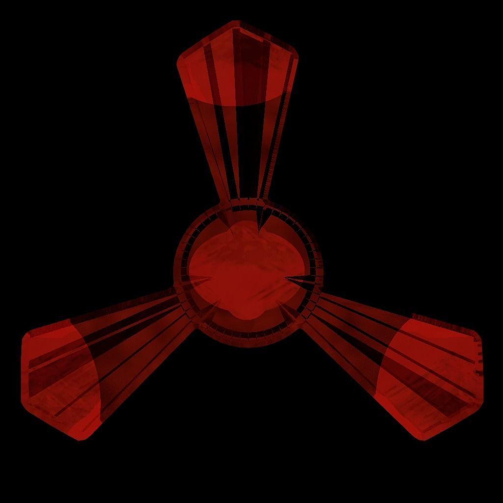 Low poly biplane model Low-poly 3D model_32