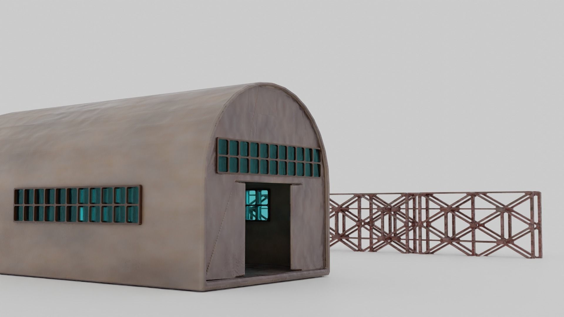 Low poly biplane model Low-poly 3D model_39