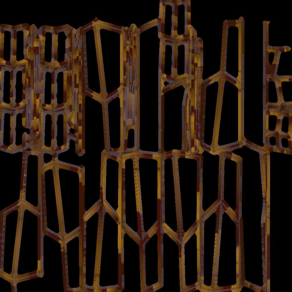 Low poly biplane model Low-poly 3D model_28