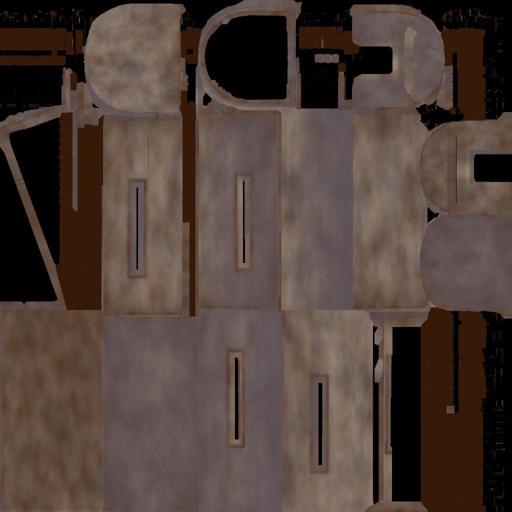 Low poly biplane model Low-poly 3D model_34