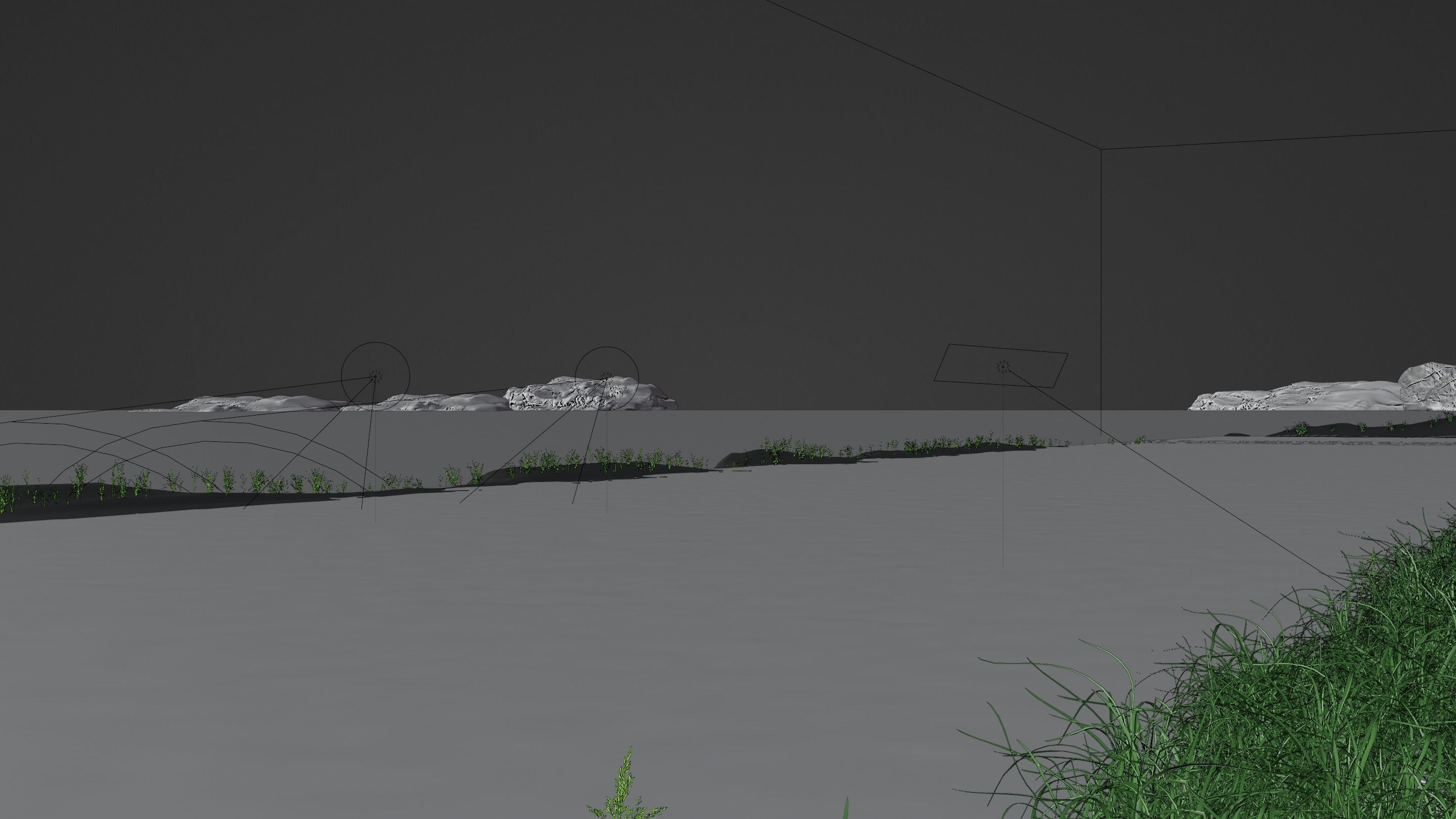 Automotive Chill Night Scene 3D Blender File Textured 3D model_8