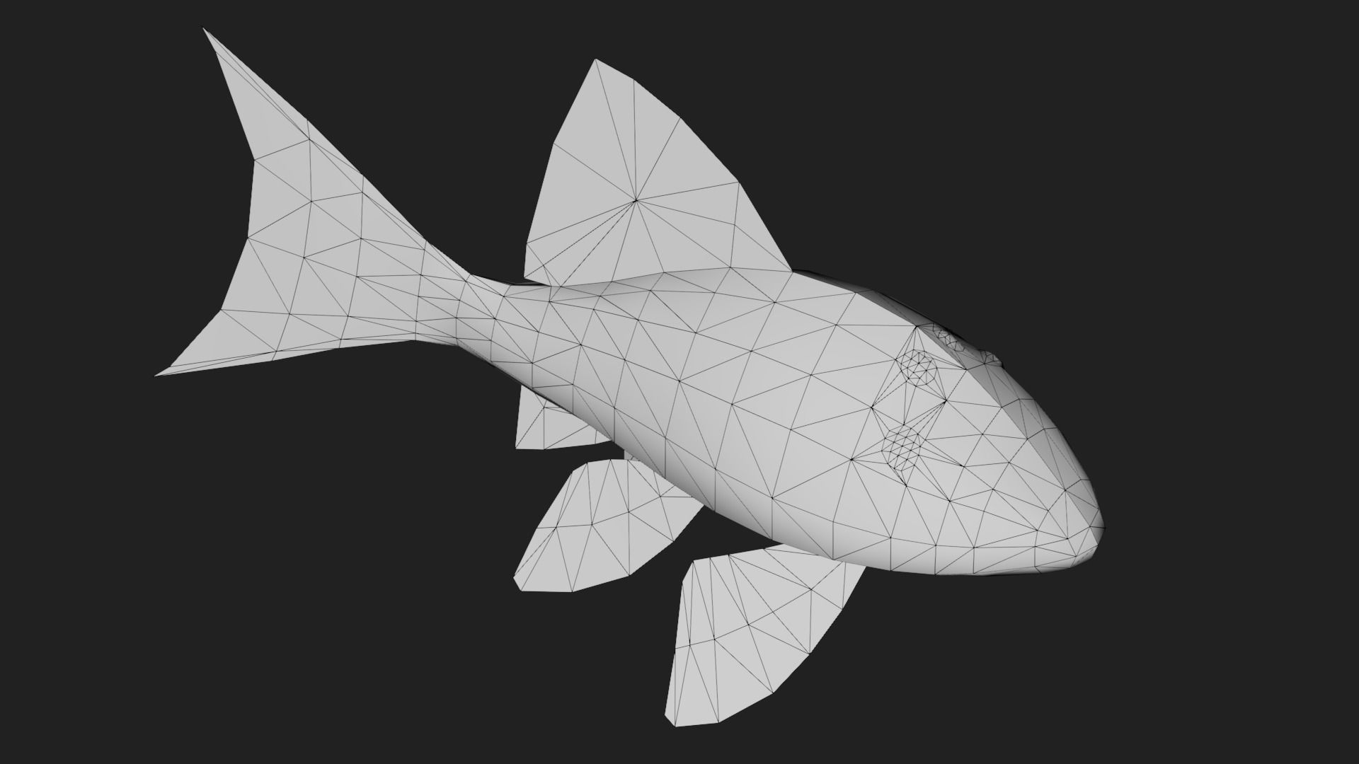 Panaque Low-poly 3D model_5