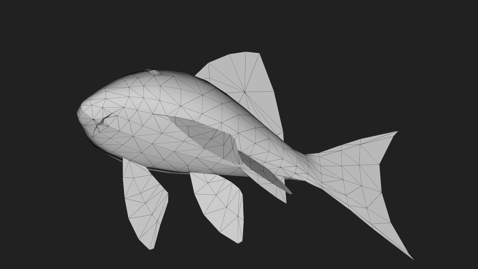 Panaque Low-poly 3D model_3