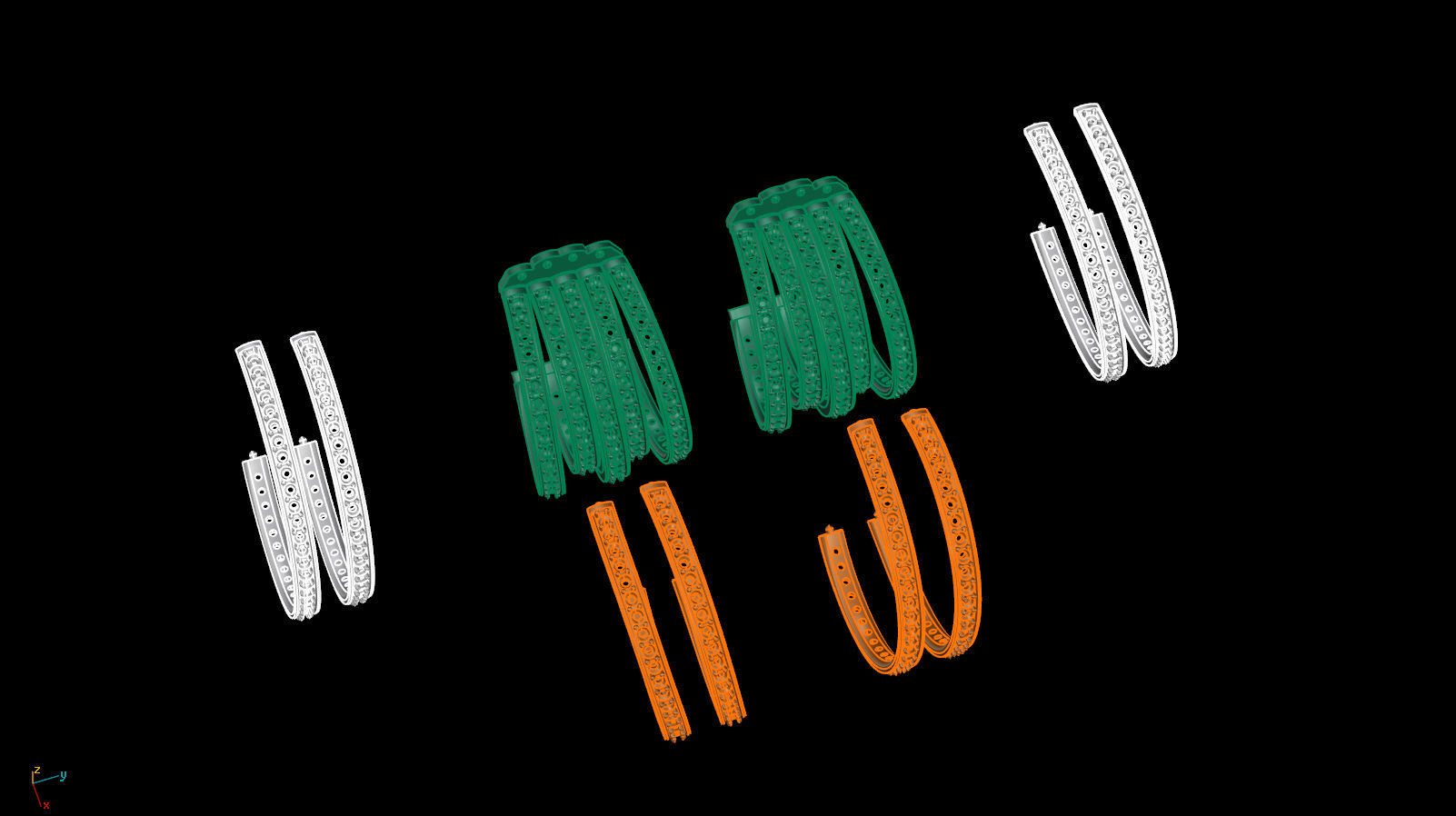 DeGrisogono Allegra Ring 3D print model_7