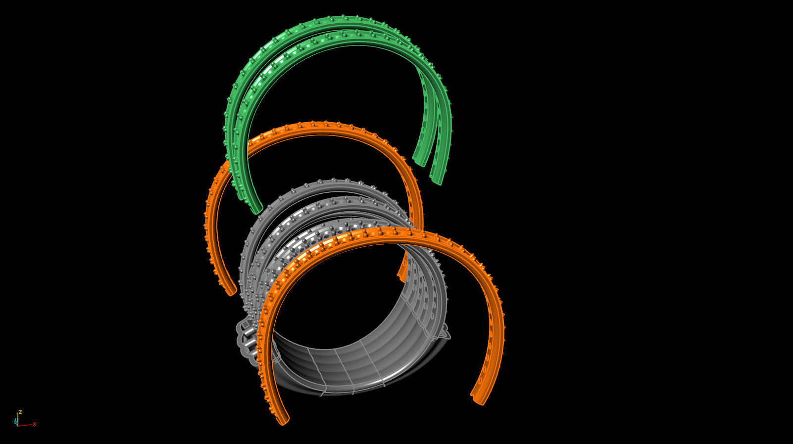 DeGrisogono Allegra Ring 3D print model_6