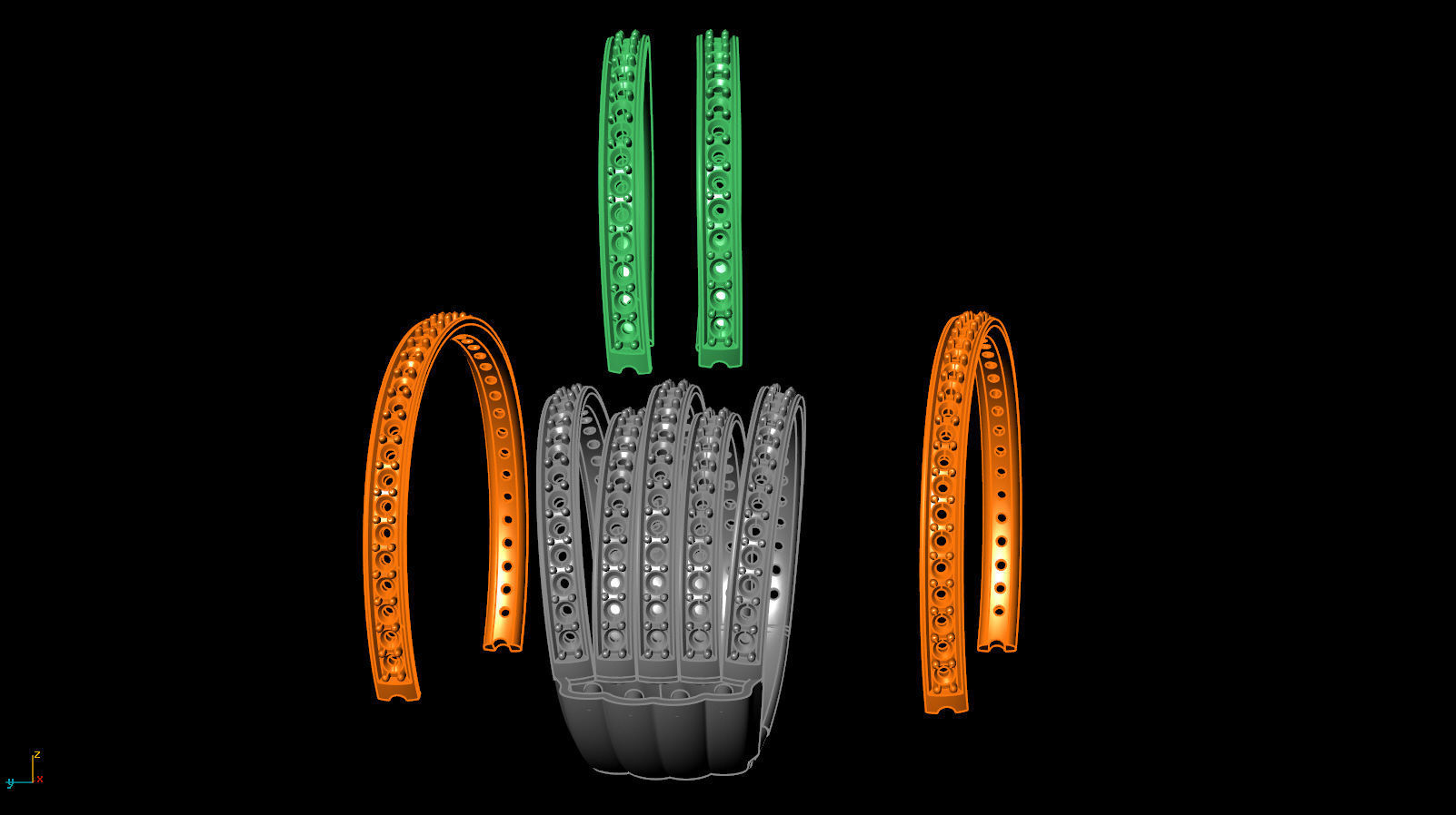 DeGrisogono Allegra Ring 3D print model_5