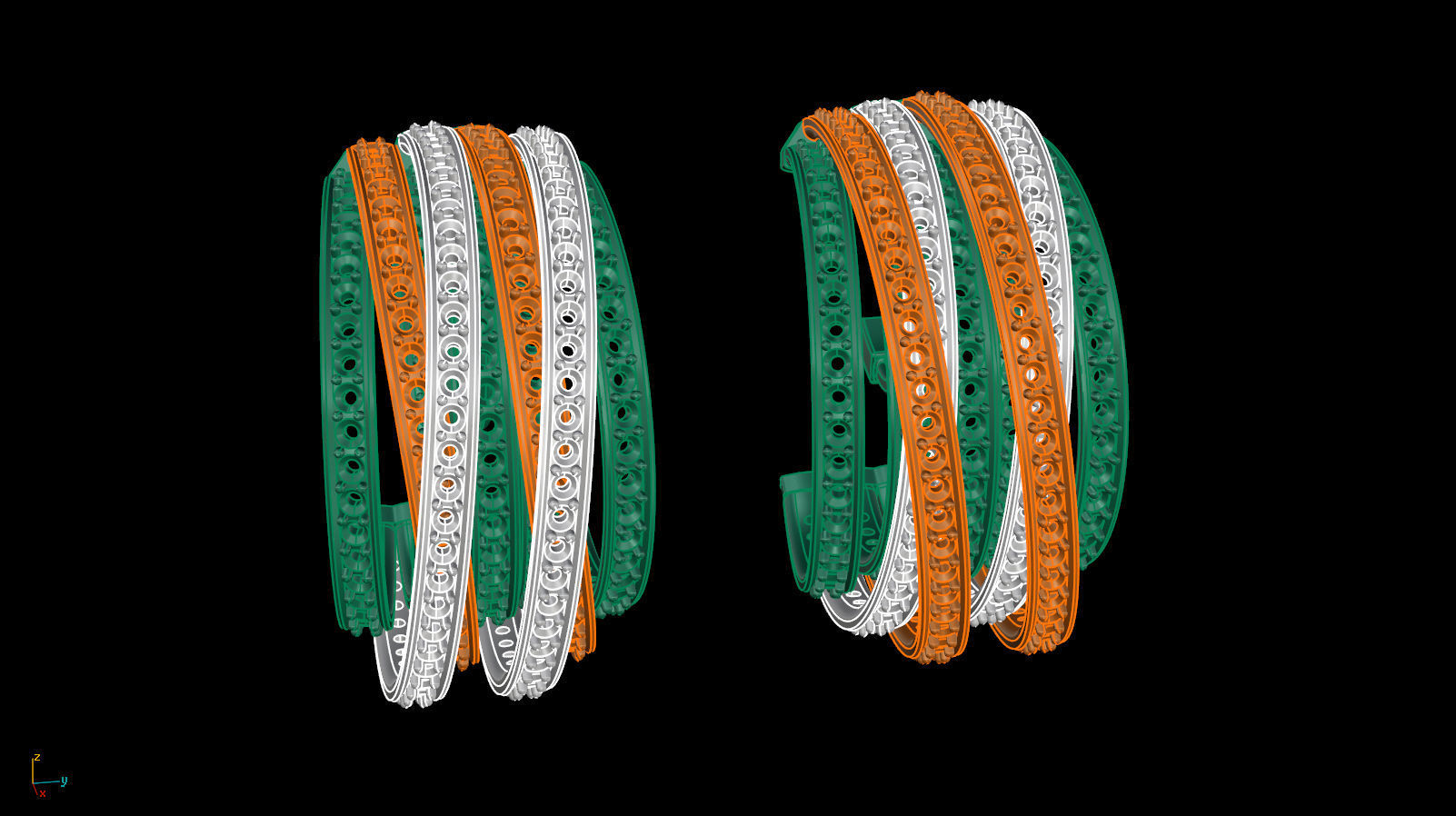 DeGrisogono Allegra Ring 3D print model_9