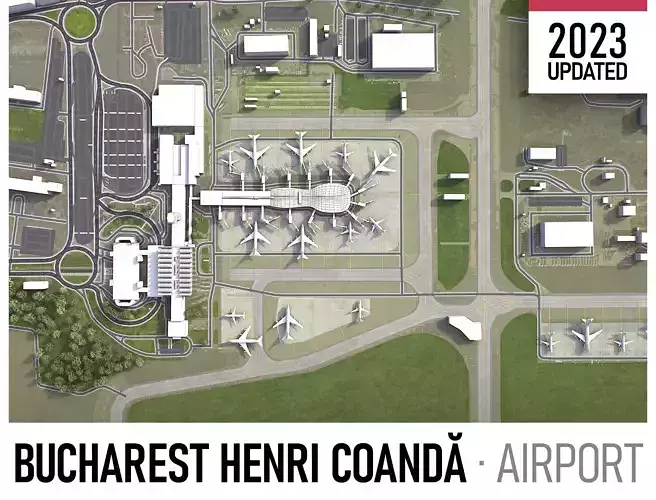 Bucharest - 3D Airport Model