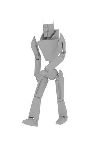 Servo - Unrigged robot character Free 3D model